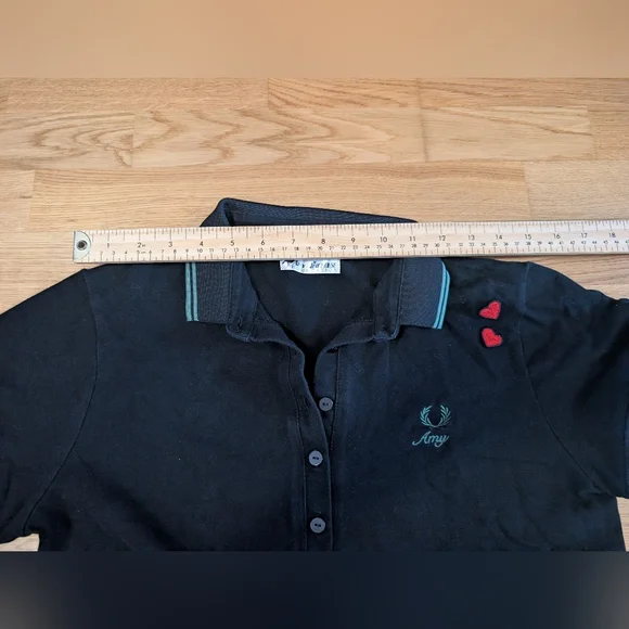Fred Perry Black Amy Winehouse Foundation Polo Dress - Picture 8 of 16